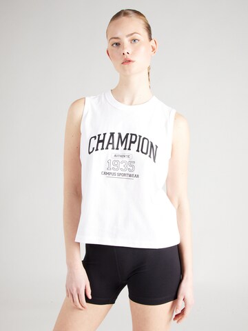 Champion Authentic Athletic Apparel Top in Weiß: Vorderseite