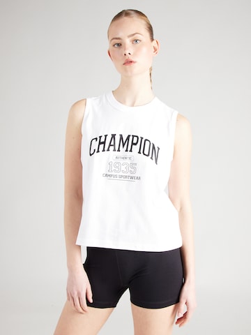 Champion Authentic Athletic Apparel Top in White: front