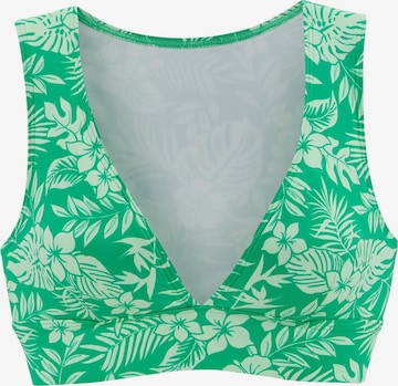VENICE BEACHBustier Bikini gornji dio - zelena boja: prednji dio