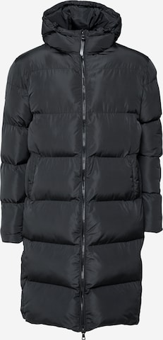 Superdry Winter Coat in Black: front