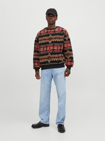 JACK & JONES Sweatshirt 'TRAIL' i svart