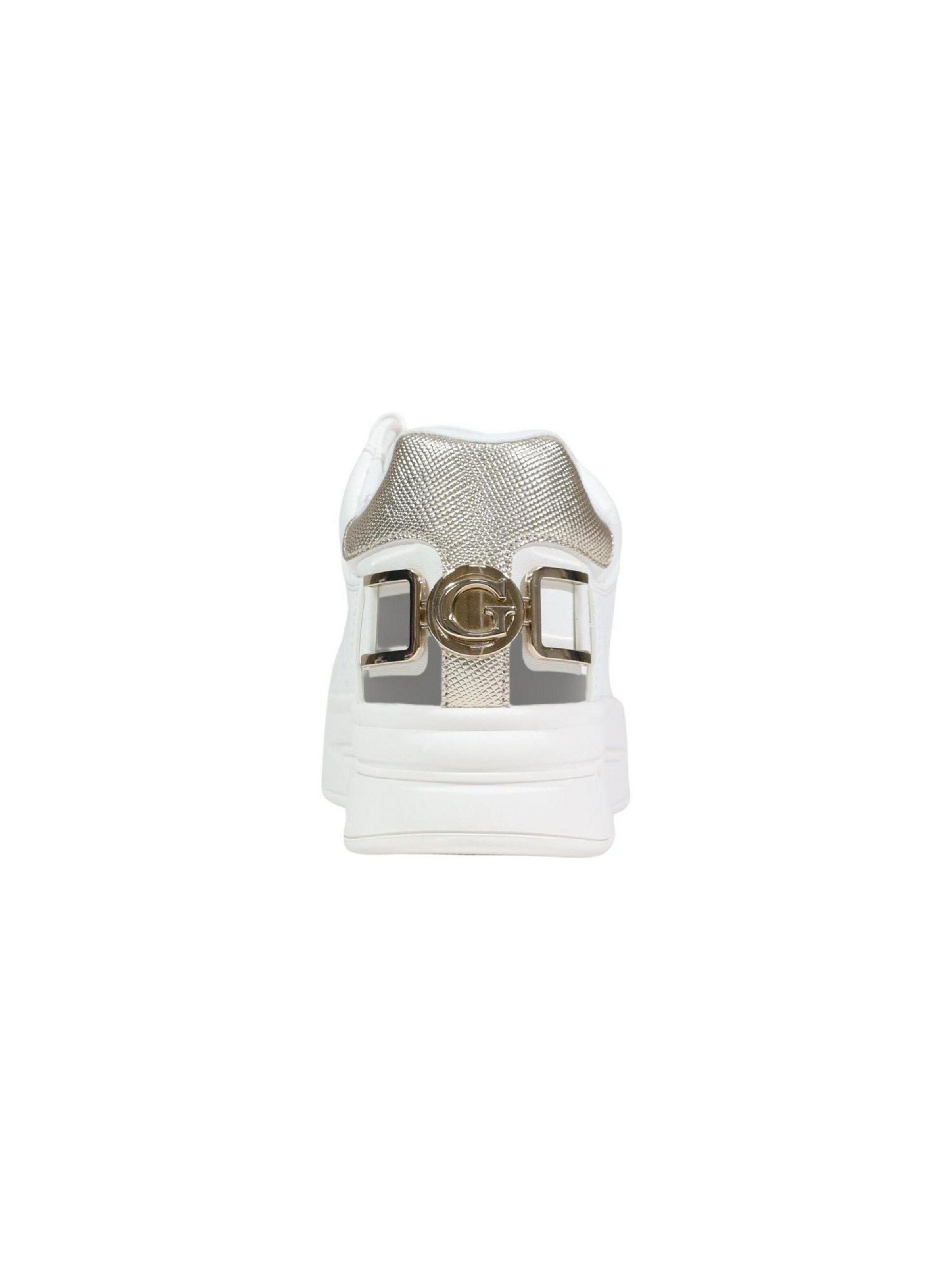 Sneaker bassa 'WESLI FLPWES ELE12' di GUESS in bianco