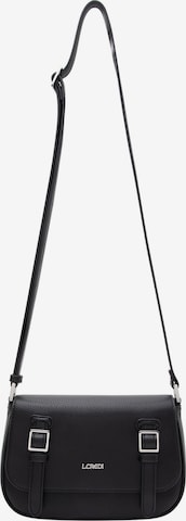 Sac à bandoulière 'Panja' L.CREDI en noir : devant
