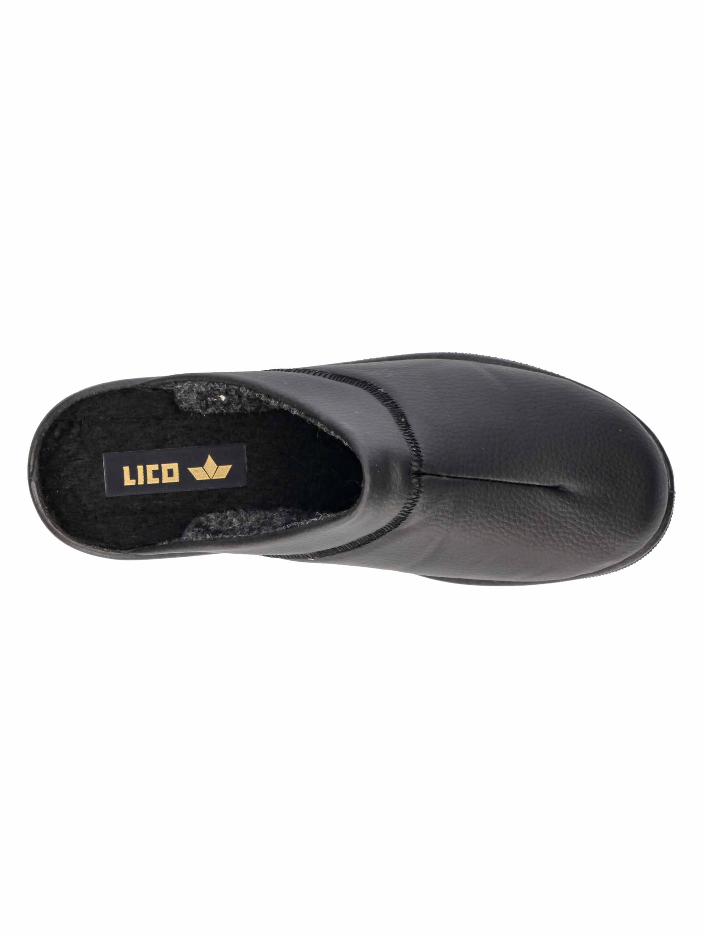 LICO Slippers 'Erik' in Black