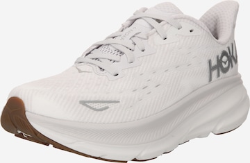 Chaussure de course 'Clifton 9' Hoka One One en blanc : devant