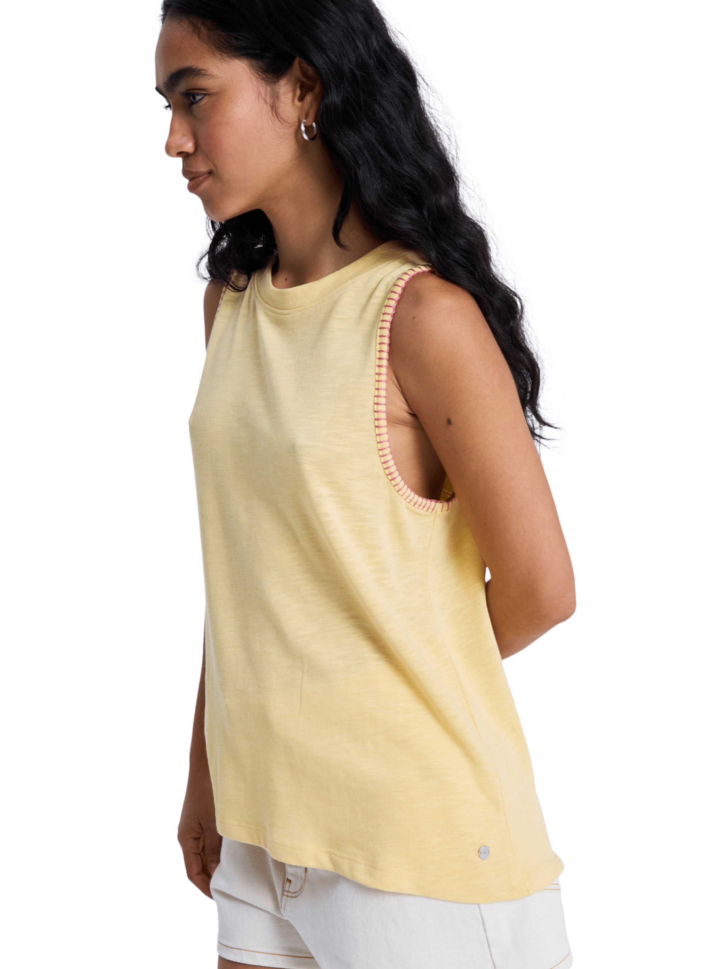 ROXY Top 'Better Days' in Yellow