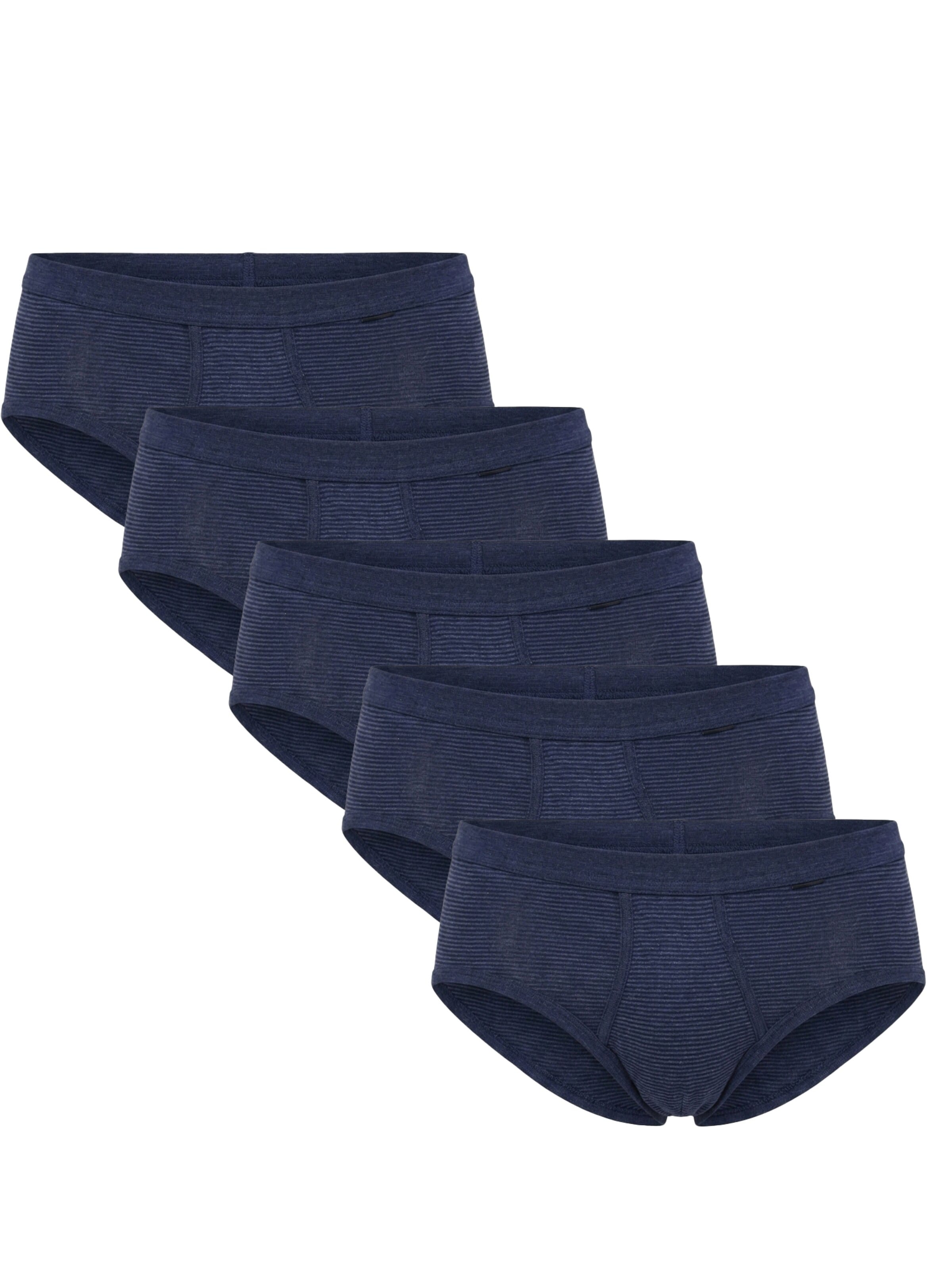 Schöller Panty 'Schöller Herren Slip Helios mit Eingriff im 5er-Pack' in Blue: front