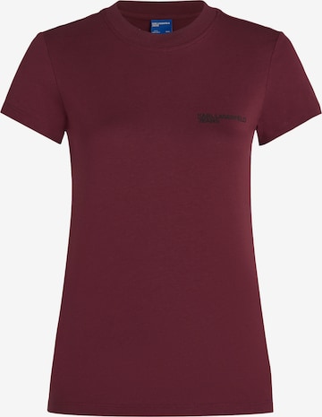 KARL LAGERFELD JEANS Paita värissä punainen: etupuoli