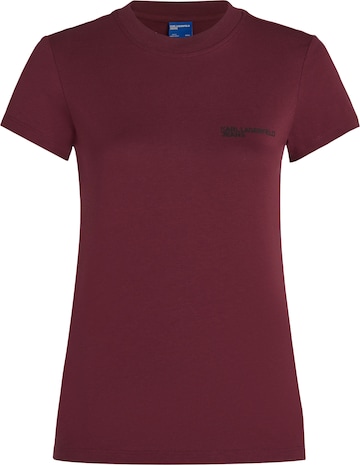 KARL LAGERFELD JEANSMajica - crvena boja: prednji dio