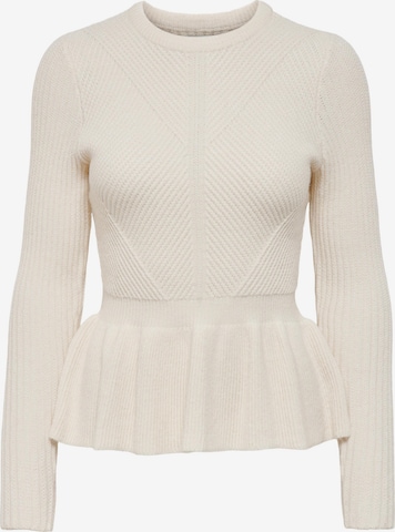 ONLY Sweater 'FIA KATIA' in Beige: front