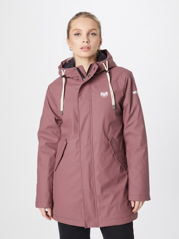 Lake View Between-Season Jacket 'Nadia' in Pink: front