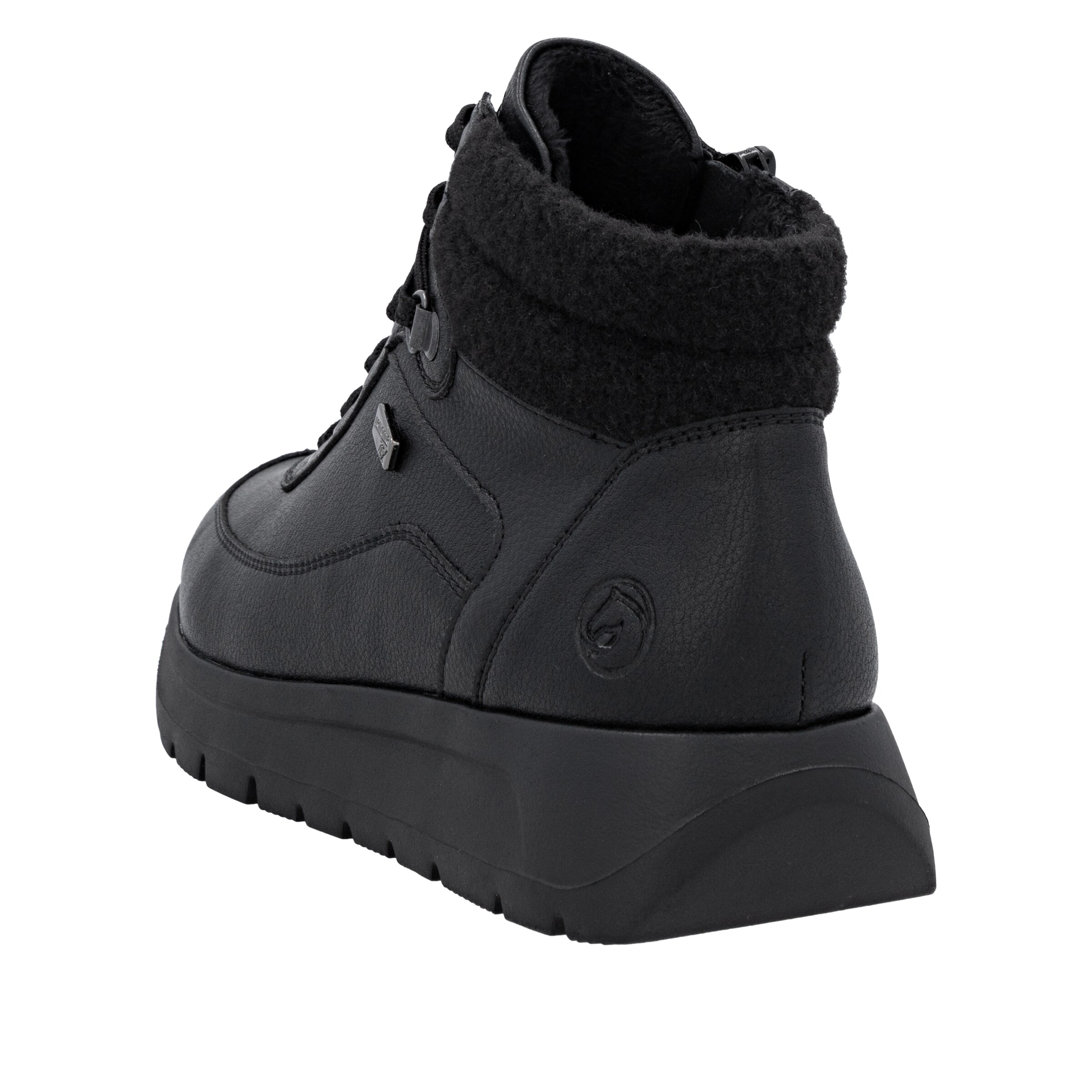 Bottines à lacets REMONTE en noir