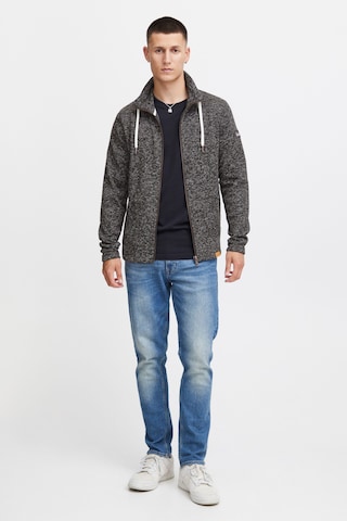 !Solid Fleece Jacket 'Luki' in Grey