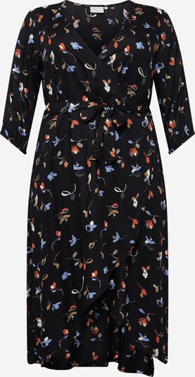 KAFFE CURVE Kleid 'Morina' in blau / schwarz / weiß, Produktansicht