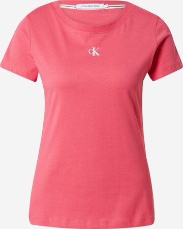 Calvin Klein Jeans Shirt in Roze: voorkant