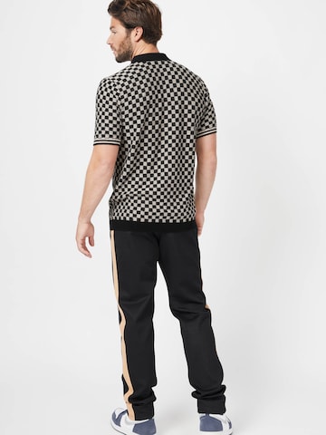 4funkyflavours Shirt 'Dominoes' in Zwart