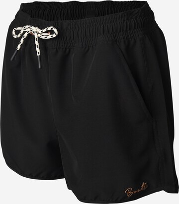 BRUNOTTI Badeshorts in Schwarz: predná strana