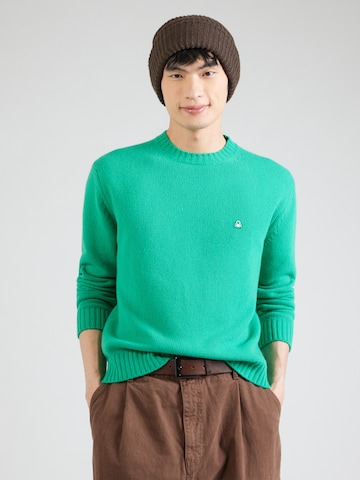 UNITED COLORS OF BENETTON Pulóver - zöld: elől