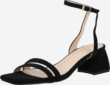 juoda Raid Basutės su dirželiais 'DAVINA': priekis