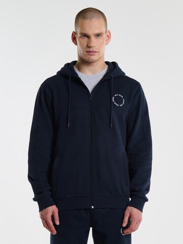 BIG STAR Sweatshirt 'AJRON' in Blauw: voorkant