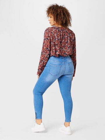 ONLY Carmakoma Skinny Jeans 'Willy' in Blue