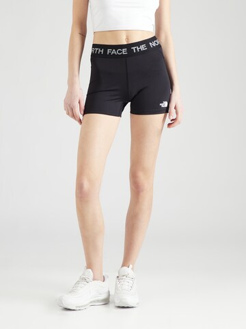 THE NORTH FACE Skinny Παντελόνι πεζοπορίας σε μαύρο: μπροστά