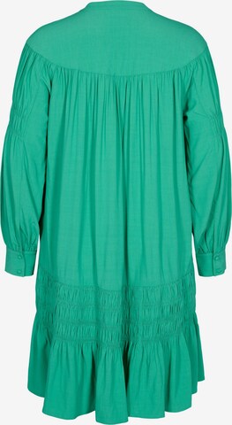 Zizzi Blousejurk 'Rin' in Groen