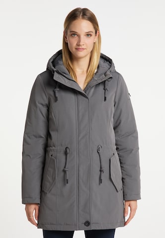 DreiMaster Klassik Winter parka in Grey: front