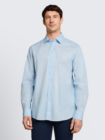 TOM TAILOR Regular fit Business shirt in Blue: front