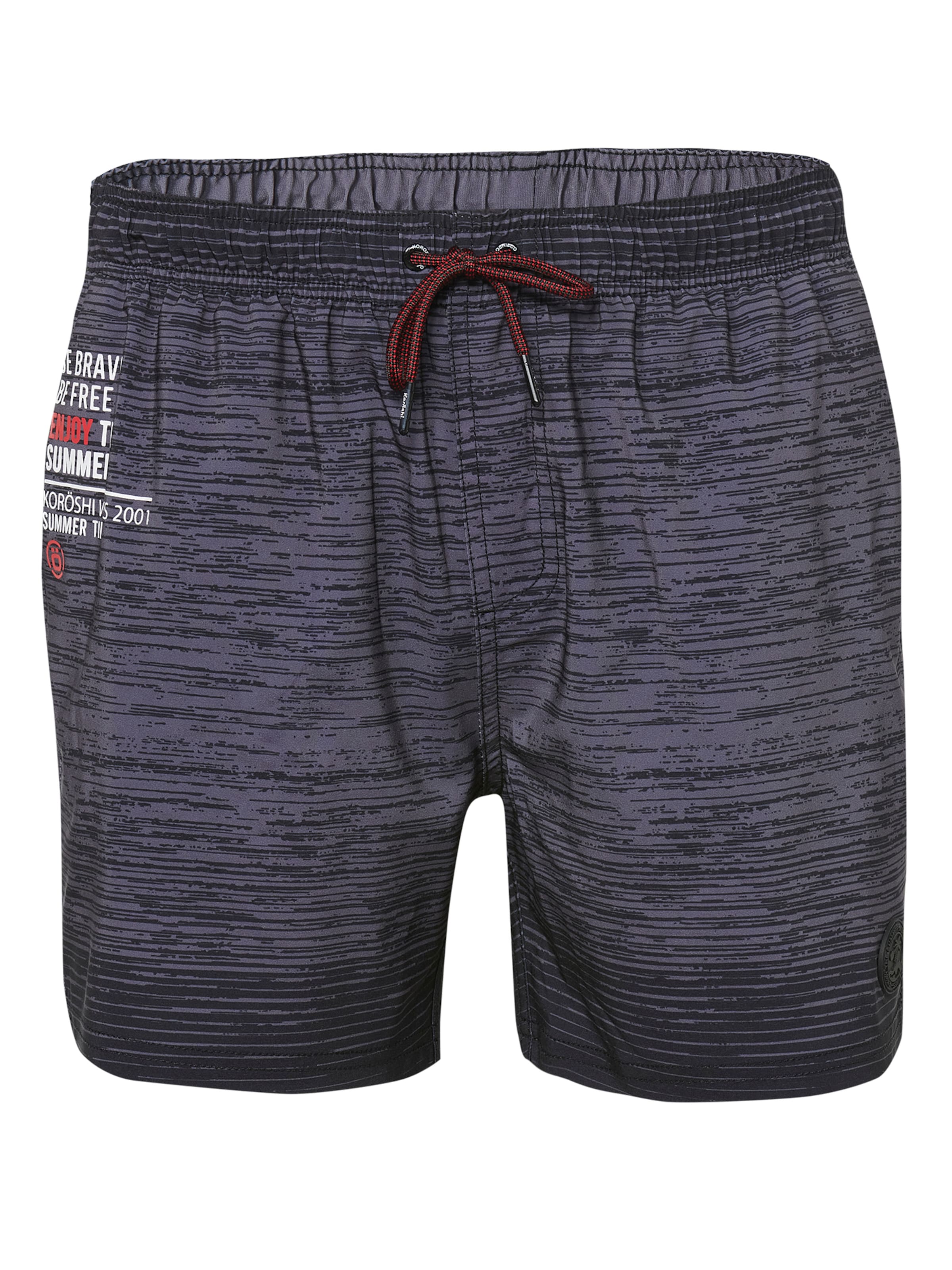 KOROSHI Ujumispüksid, värv hall: eest vaates