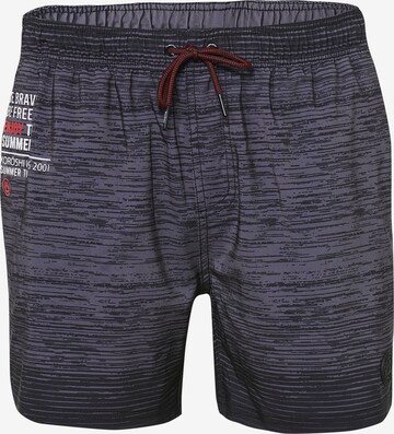 Shorts de bain KOROSHI en gris : devant