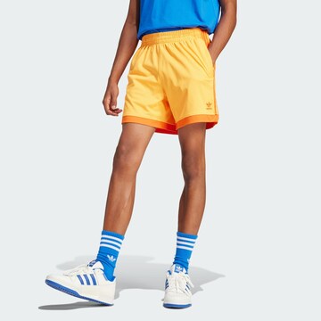 Regular Pantalon 'Mock Eyelet' ADIDAS PERFORMANCE en jaune : devant