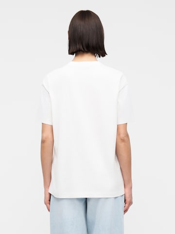 Abercrombie & Fitch Тениска 'CRAB' в бяло