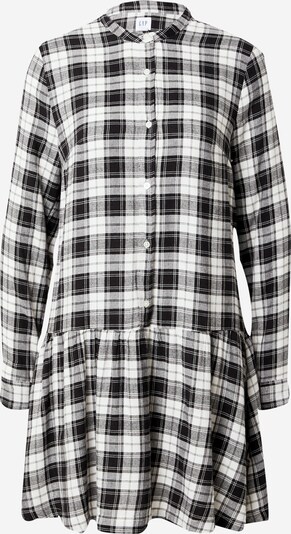 GAP Robe-chemise en gris chiné / noir / blanc, Vue avec produit