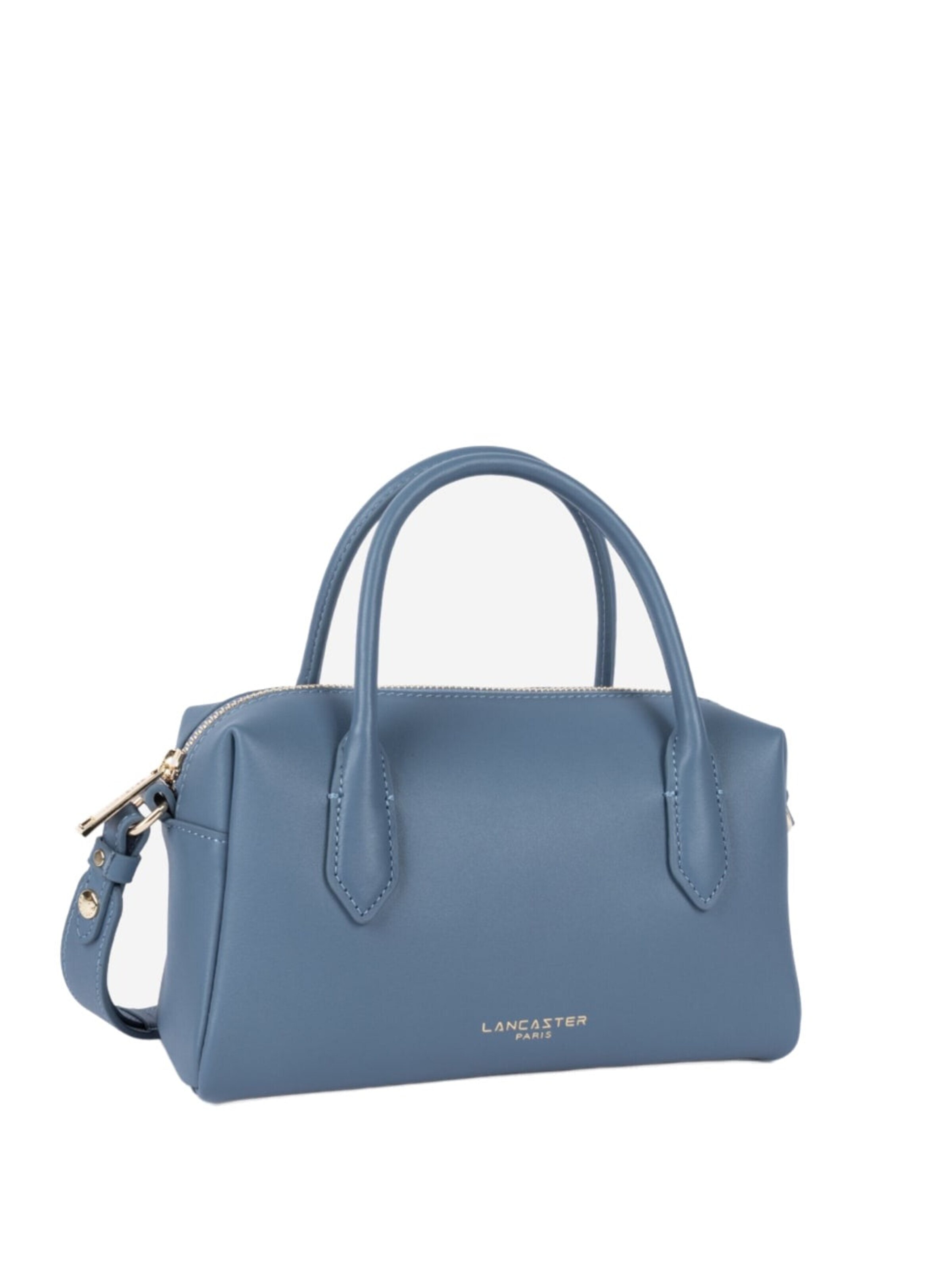 Sacs à main 'Lancaster Sac trotteur Zippé Donna Cube Bleu Jeans' LANCASTER Paris en bleu