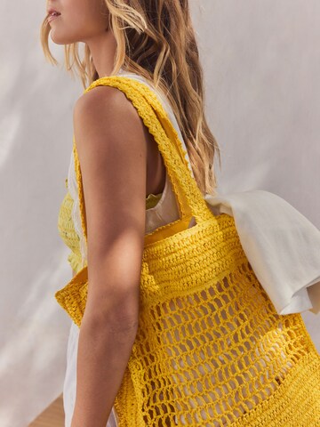 Next Strandtasche in Gelb