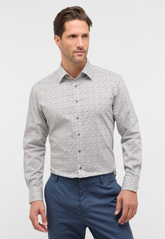 ETERNA Regular fit Zakelijk overhemd in Blauw: voorkant