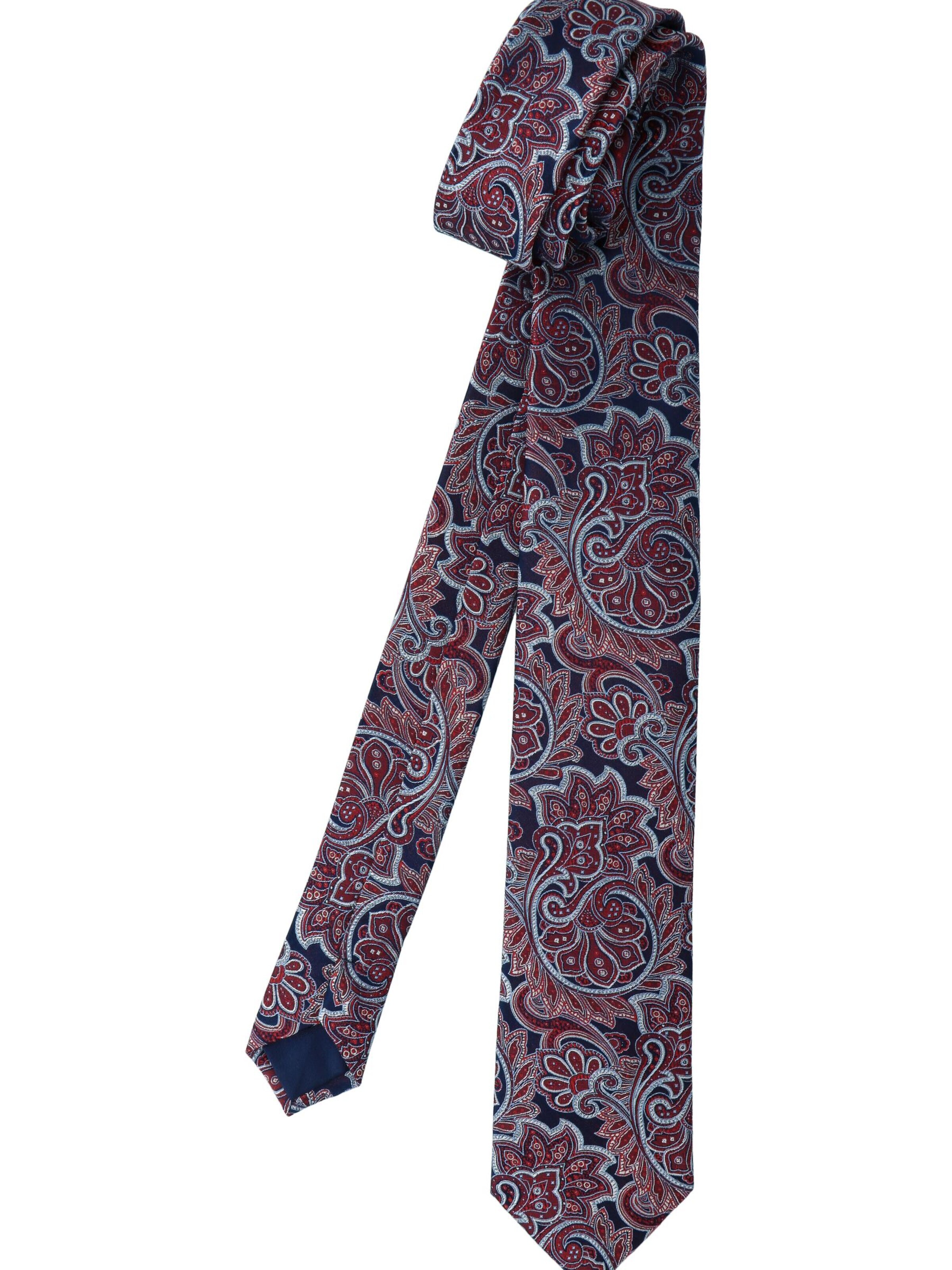 WILLEN Tie 'Marine Paisley' in Red