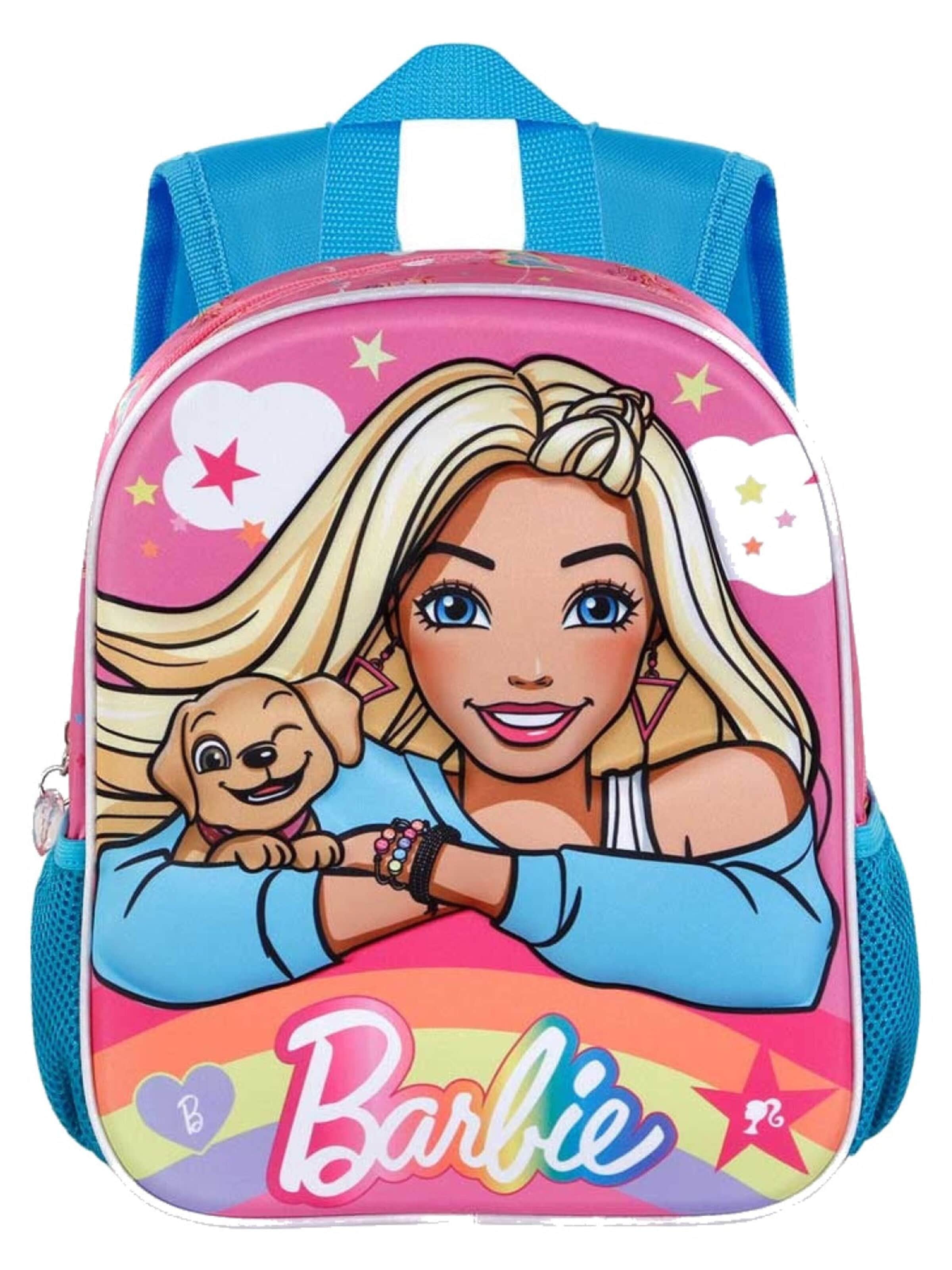 BARBIE Backpack 'Barbie Rugzak 3D Meisjes Rugtas Hoogte 31cm' in Mixed colours: front