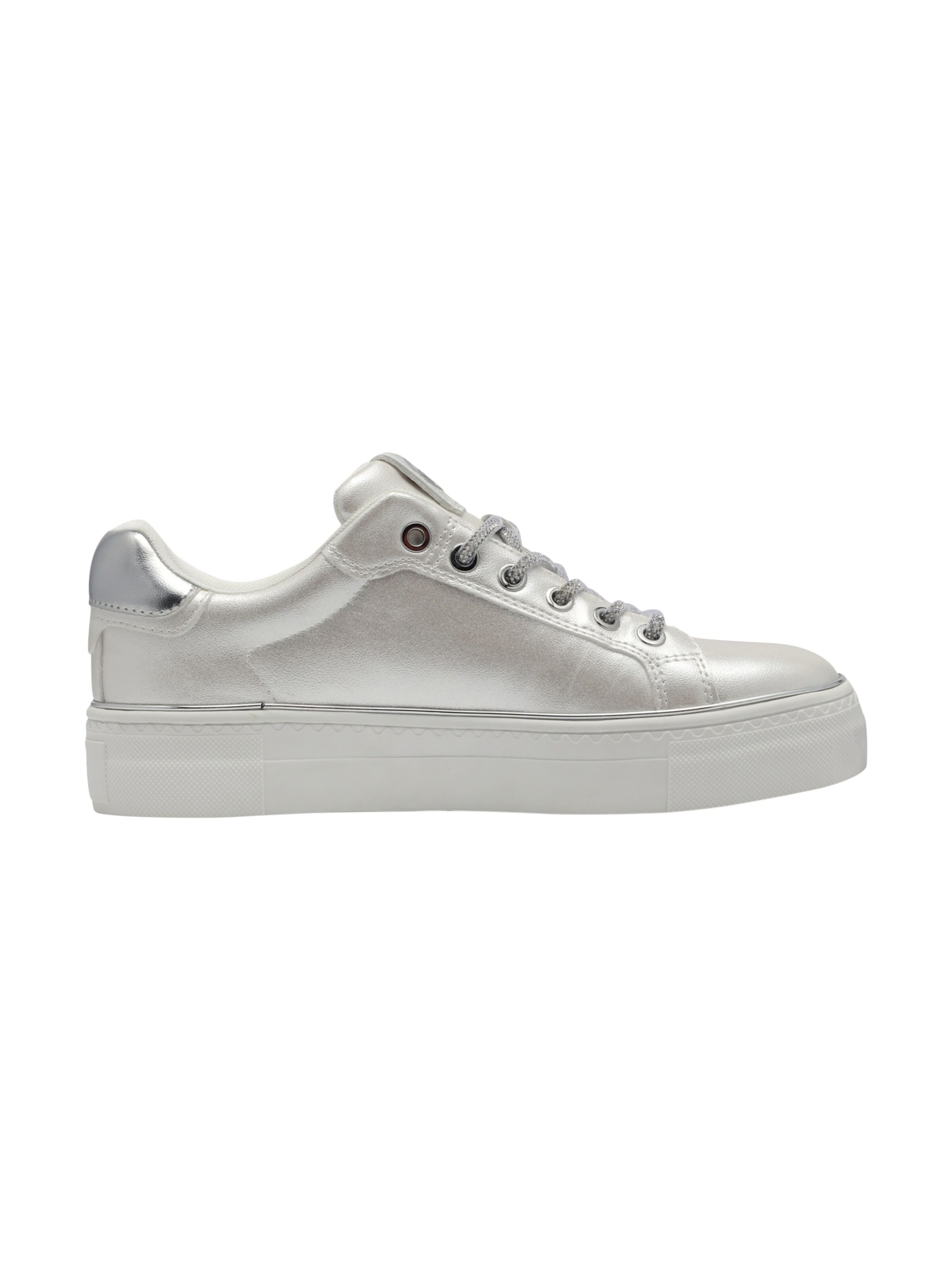 Chaussure de sport à lacets Tamaris en blanc