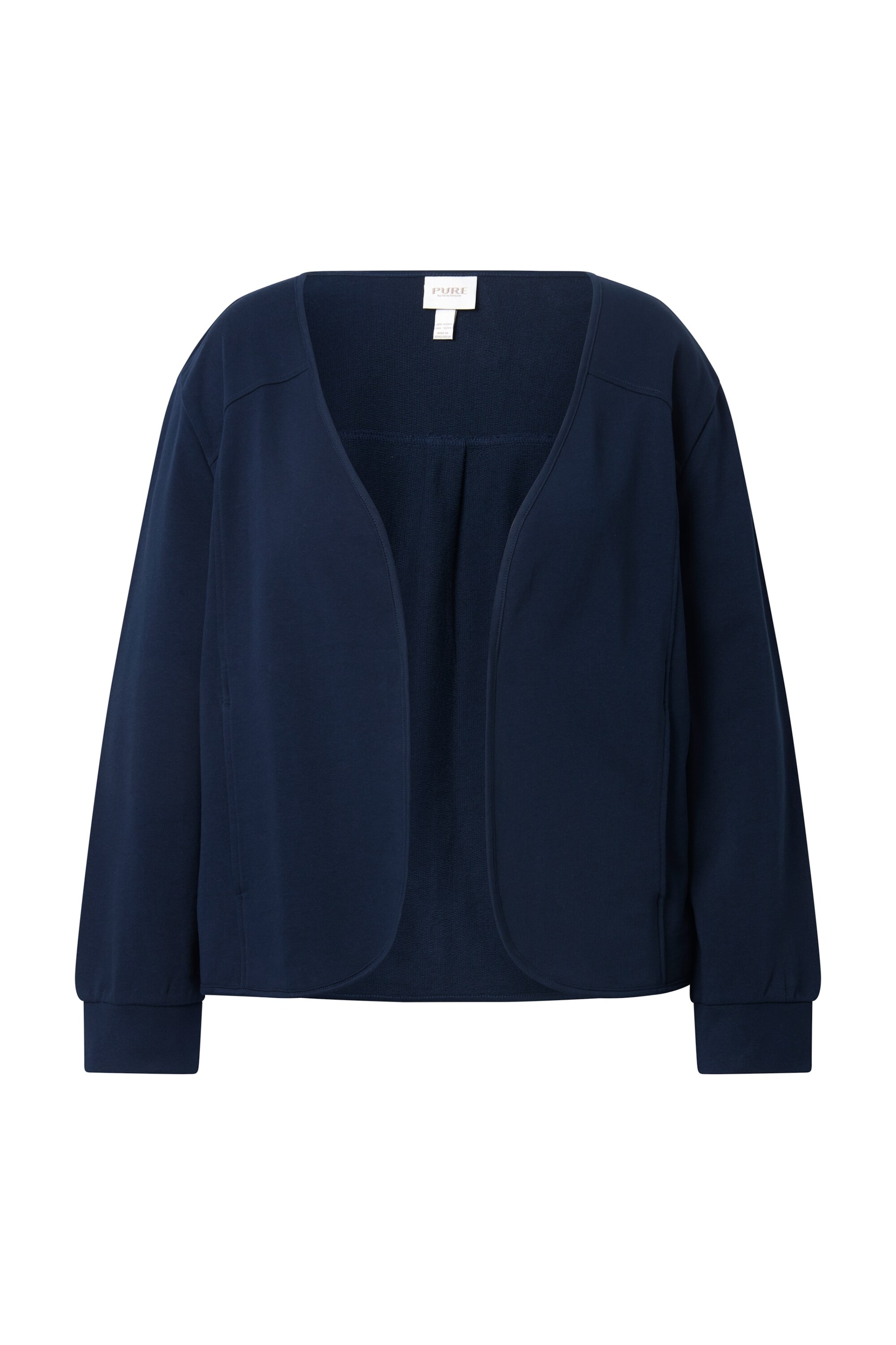 Ulla Popken Sweat jacket in Blue: front