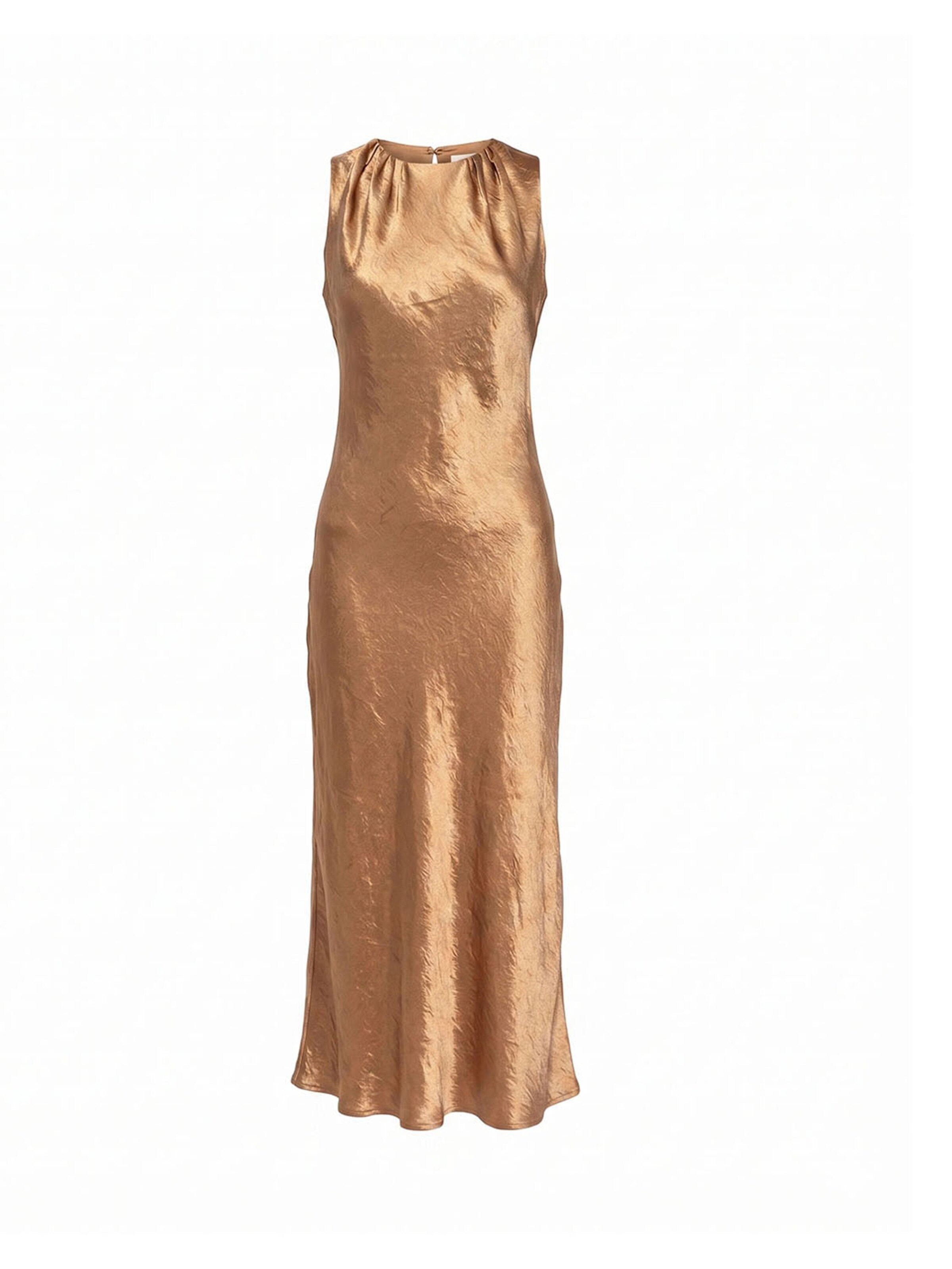 Robe de cocktail Tantra en or : devant