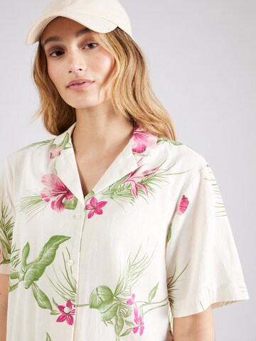 PIECES Blouse 'ALOHA' in Beige