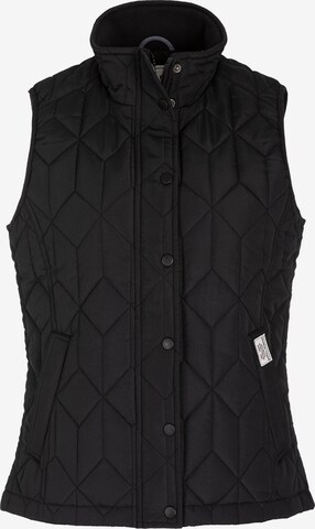 Weather Report Sports Vest 'Peggy' in Black: front