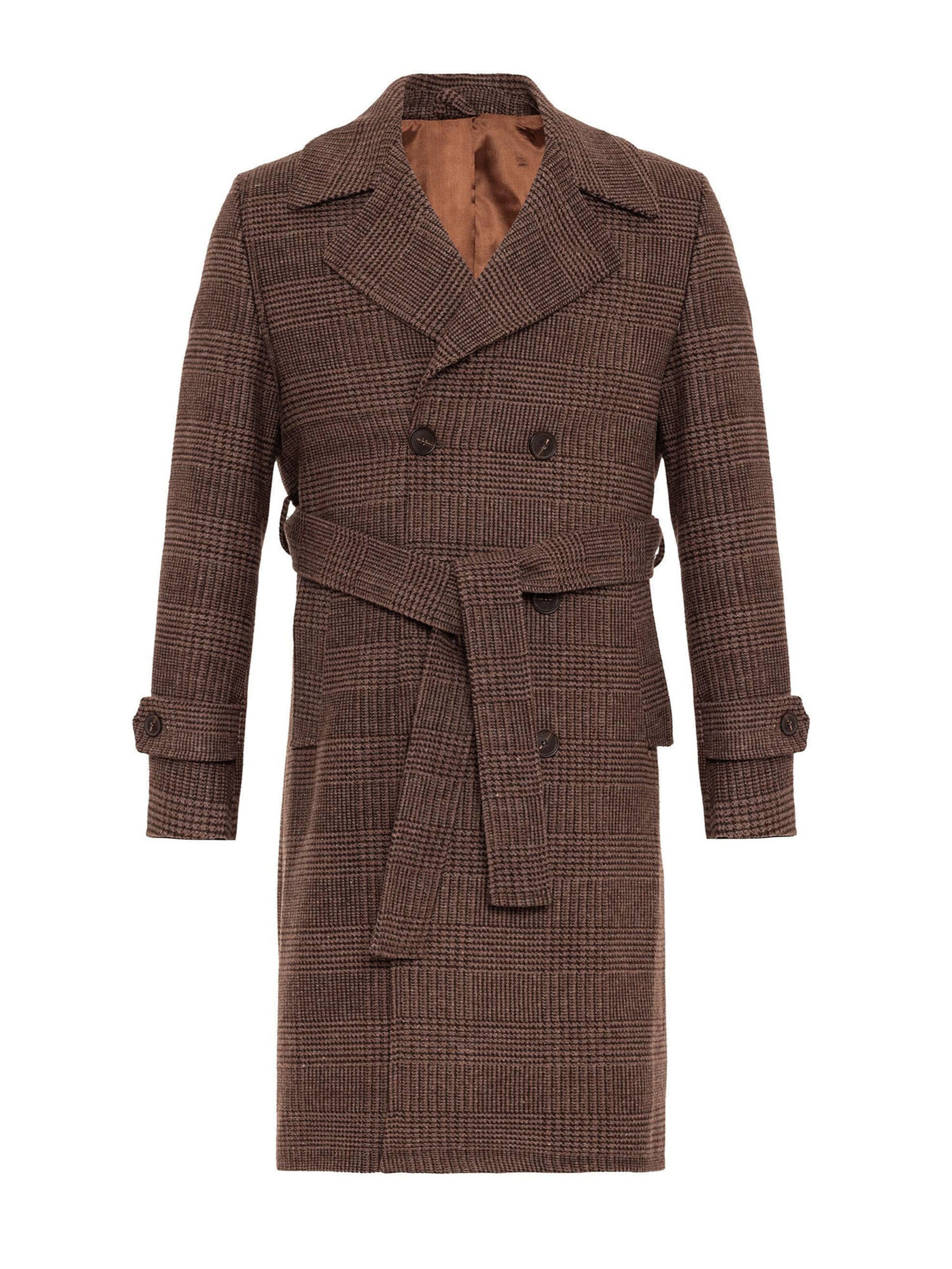 Antioch Manteau mi-saison en marron, Vue avec produit