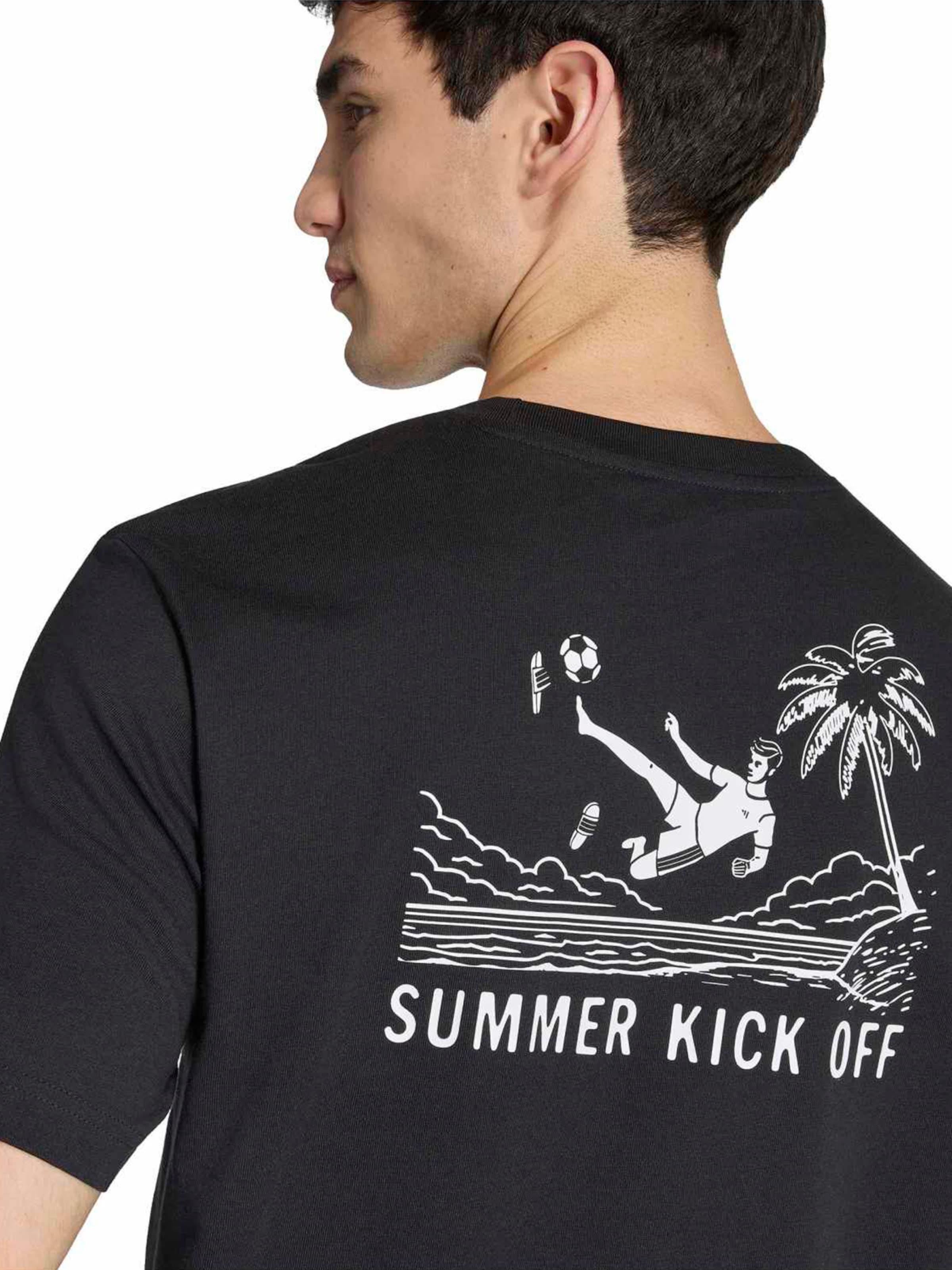 ADIDAS SPORTSWEAR - Camiseta 'SLIDE' en negro