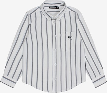 Bruuns Bazaar Kids Button Up Shirt in White: front