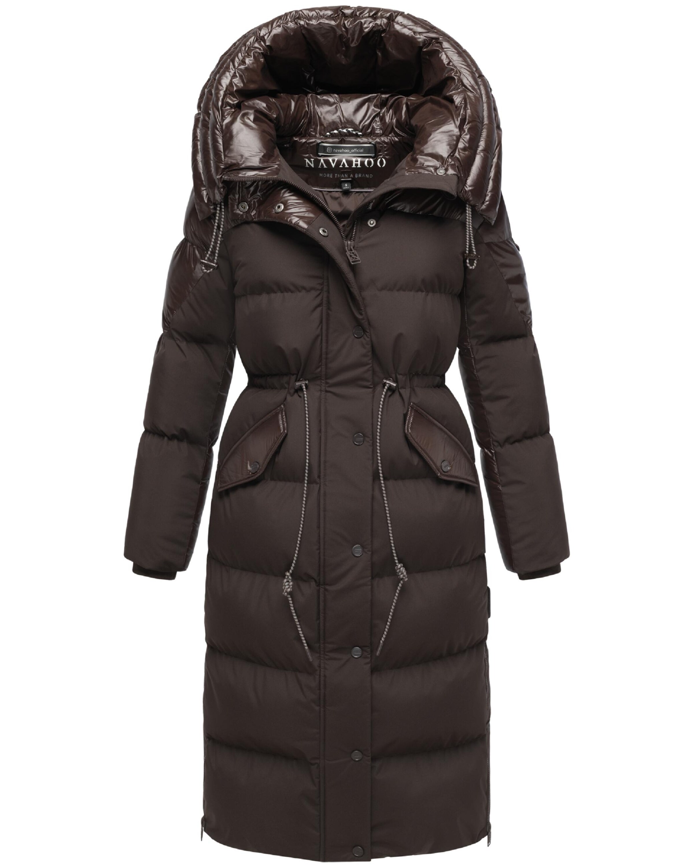 Manteau d’hiver 'Knusperherz 14' NAVAHOO en marron