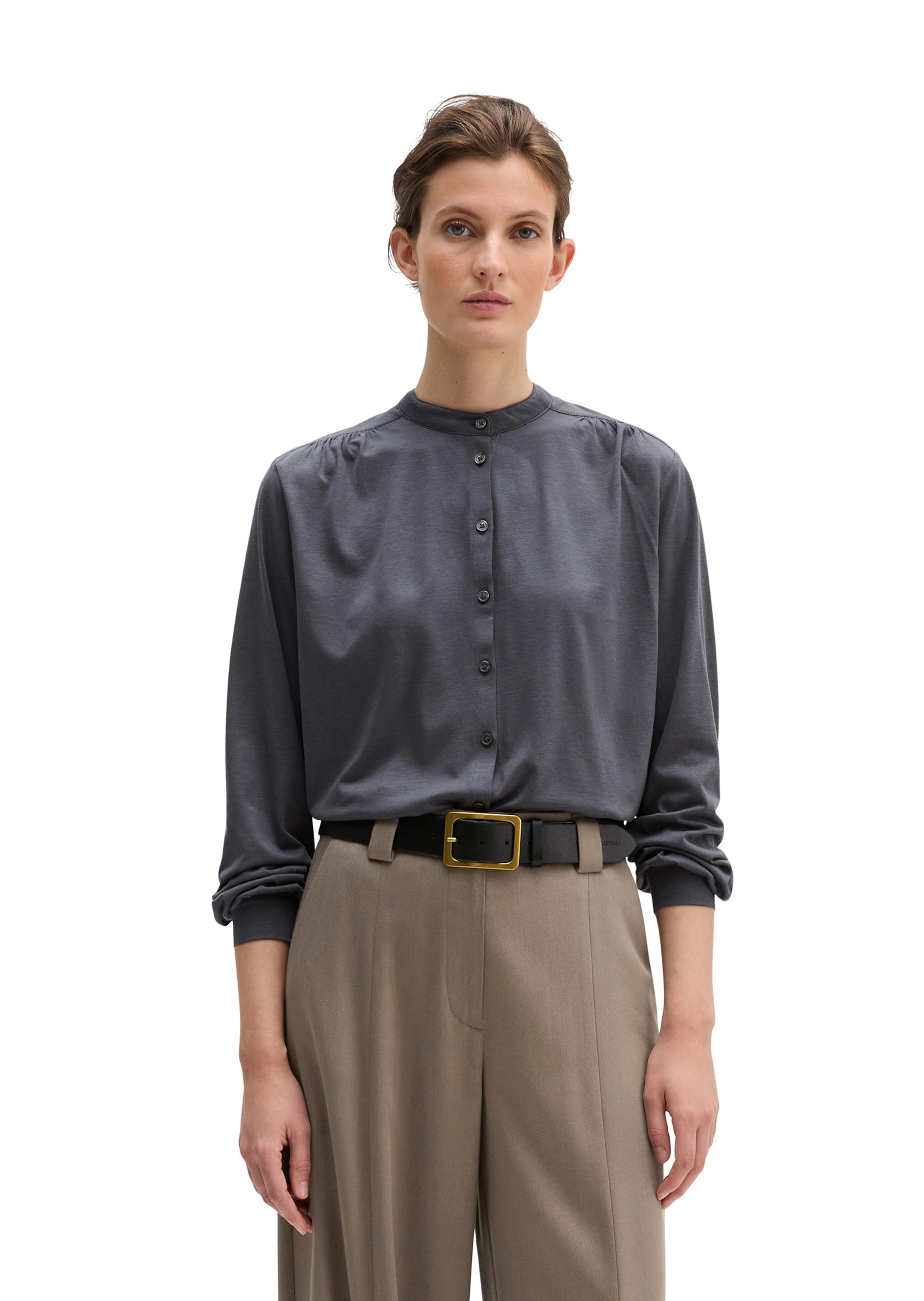 Chemisier Marc O'Polo en gris : devant