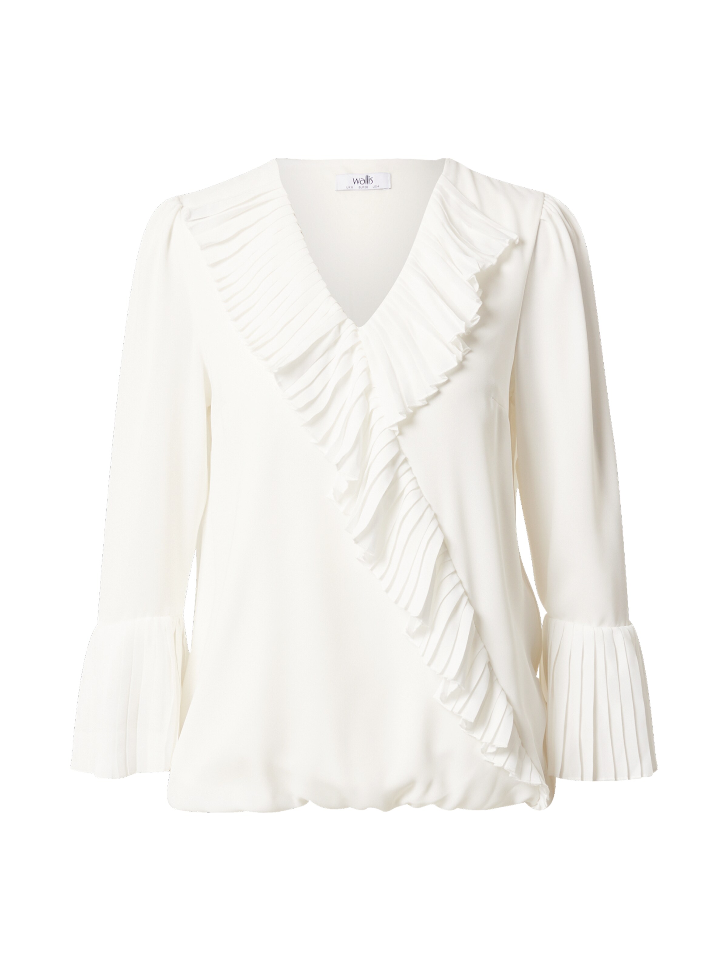 bēšs Wallis Blūze: no priekšpuses